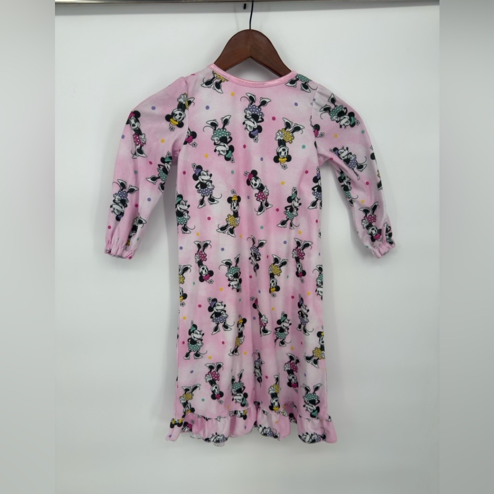 Disney Junior Minnie Mouse Pink Pajama dress 0044 - Picture 3 of 3